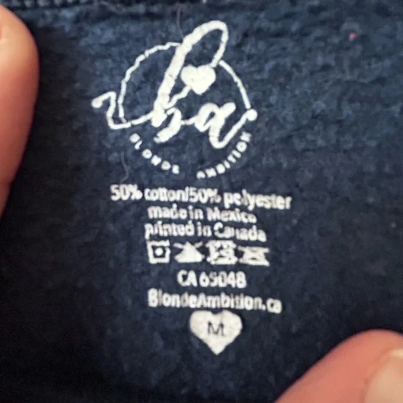 2/30$ 🛍️ SASSY Navy Sweatshirt - Picture 6 of 6